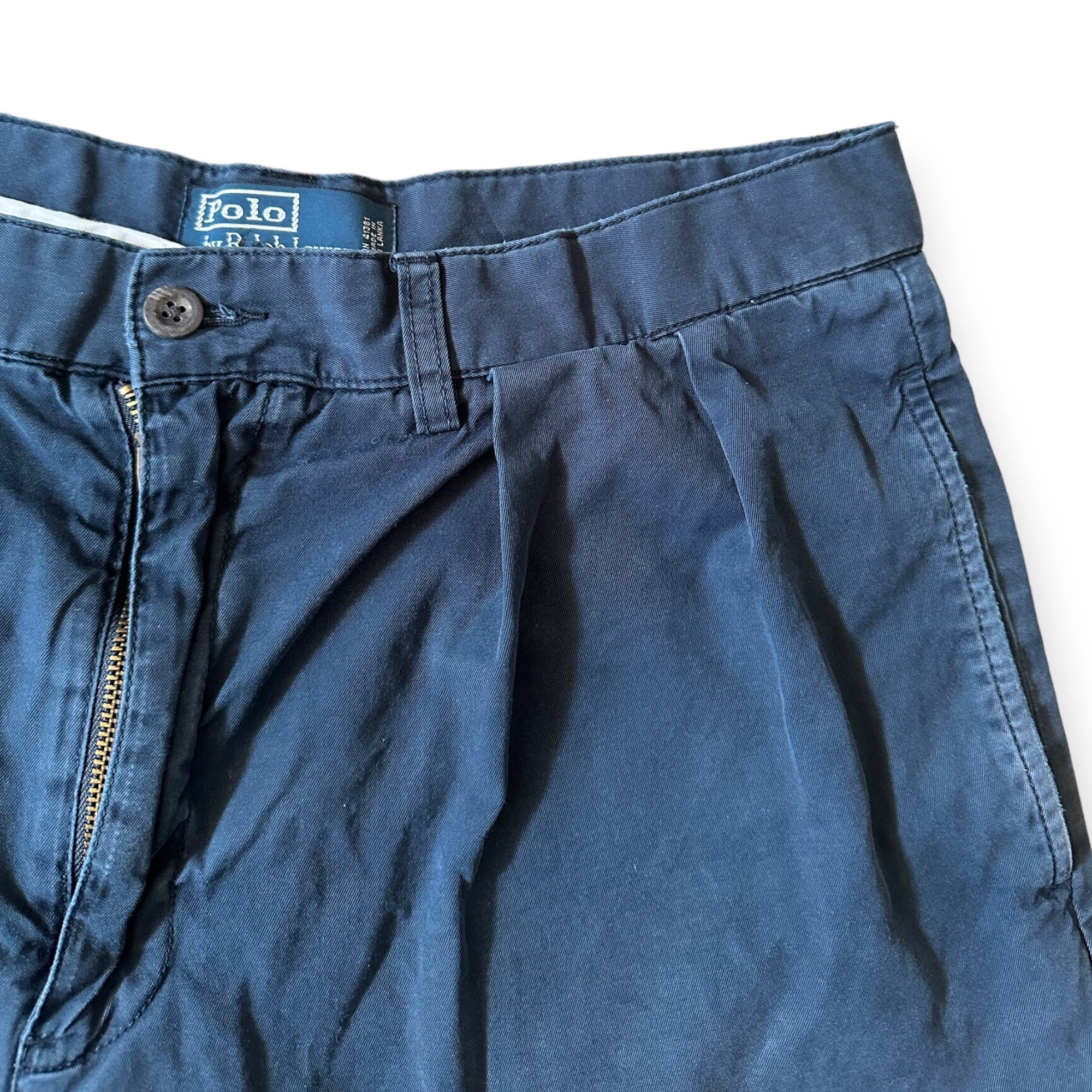 Polo Ralph Lauren Tyler Chino Navy Blue Shorts - Size 32