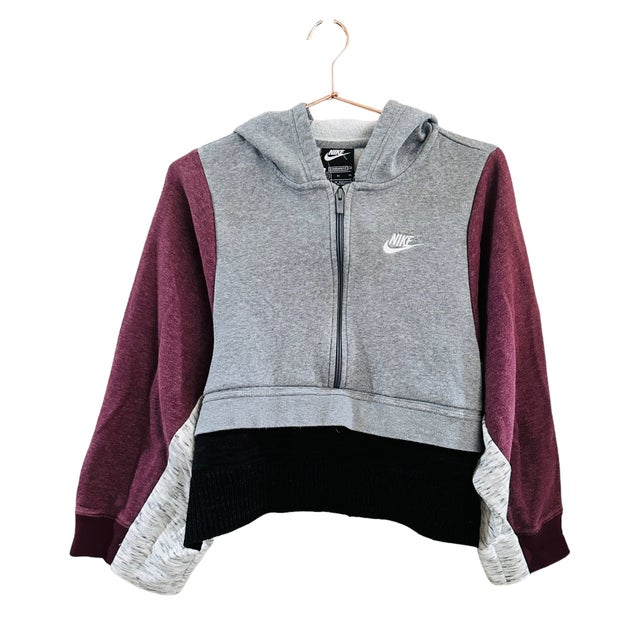 Reworked nike crop hoodie shop