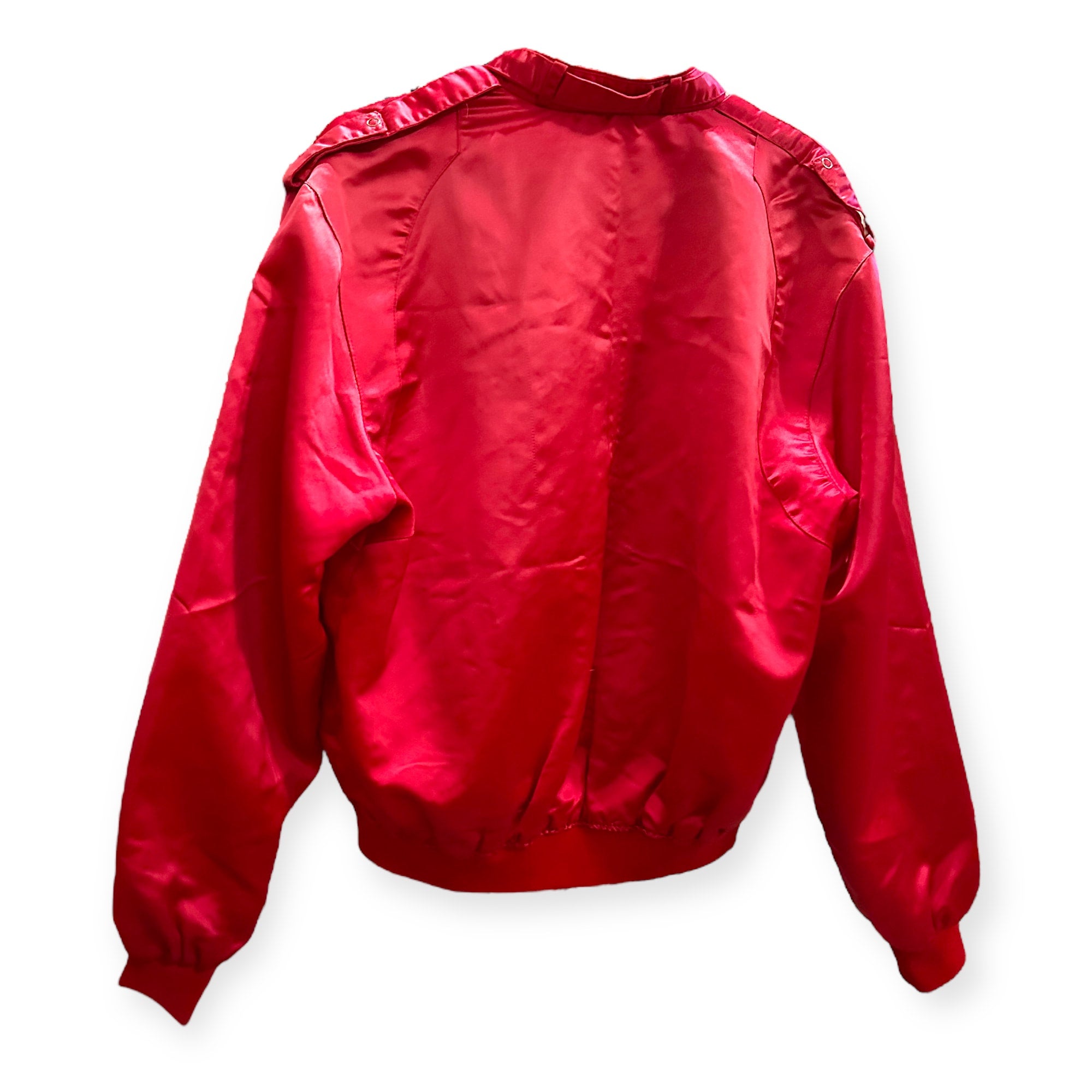 Vintage Members Only by Europe Craft Red Satin Bomber Jacket Size M L Dirtbag Vintage and Thrift Shop Dirtbag Vintage Premier Classic Vintage Clothing